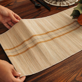 Golden Light Table Runner