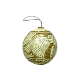 Hand Carved Gourd Ornament