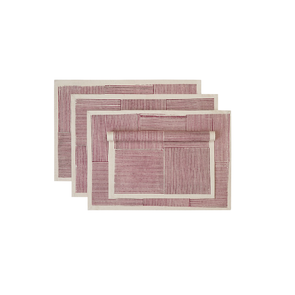 Hand Block Printed Napkin Set