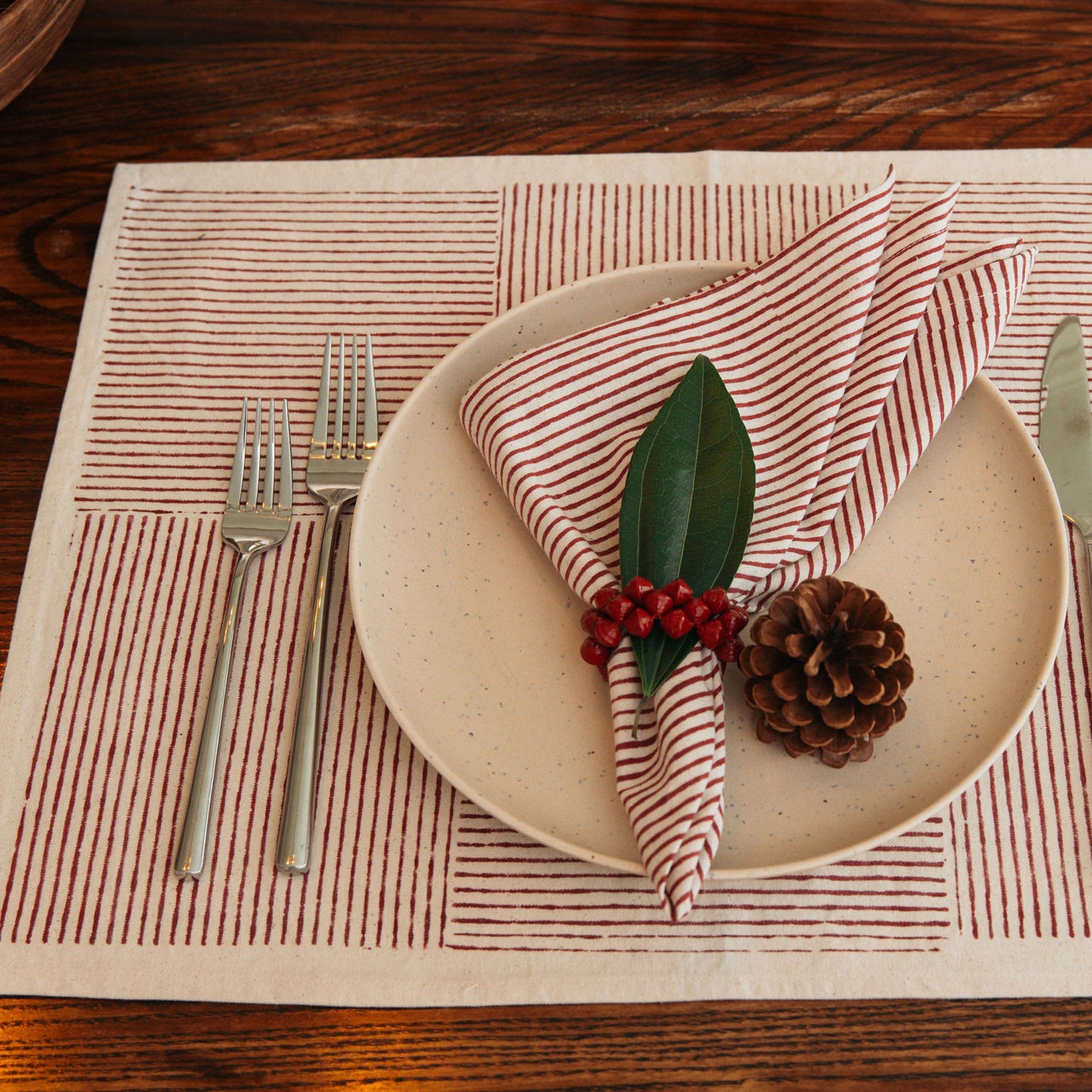 Hand Block Printed Napkin Set
