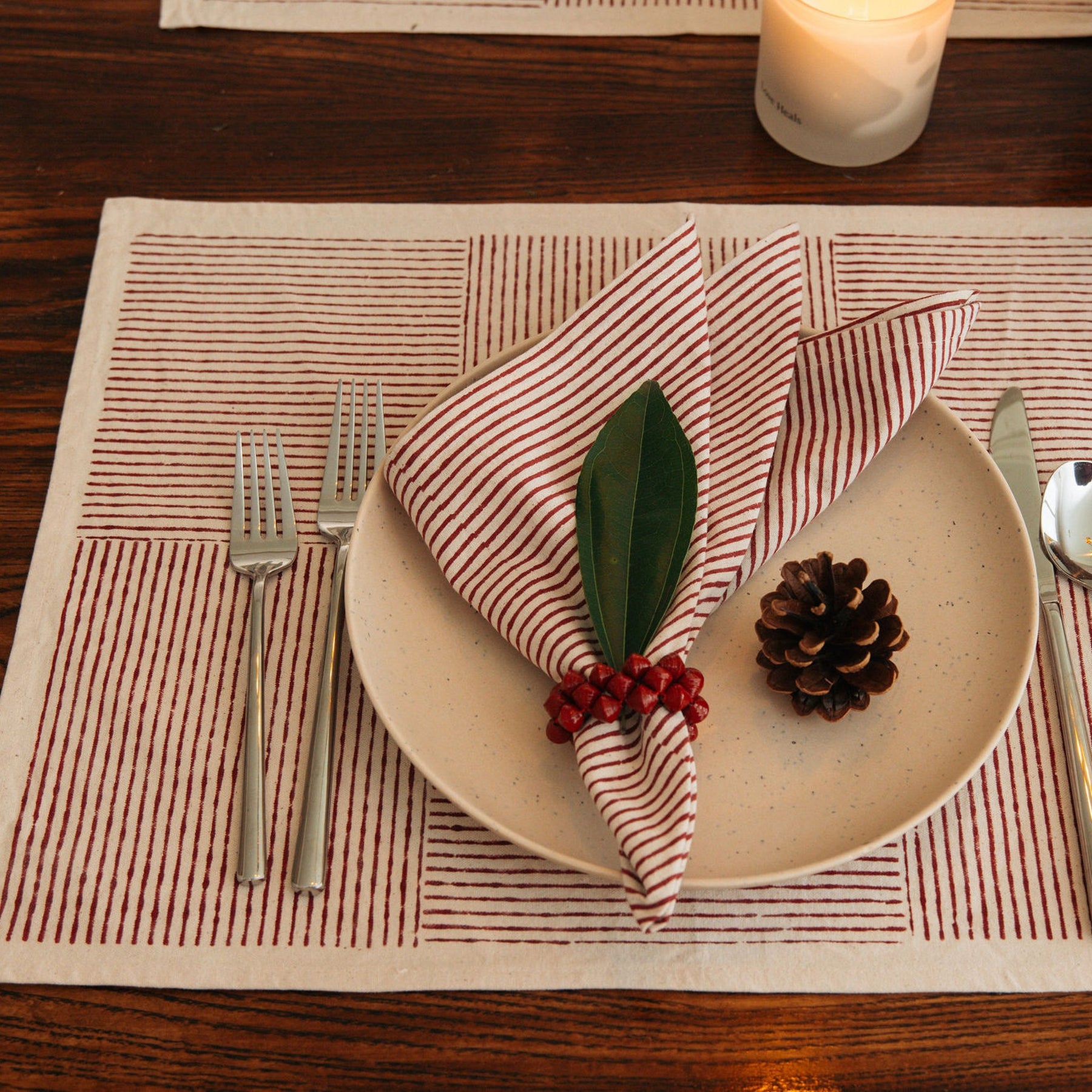 Hand Block Printed Napkin Set
