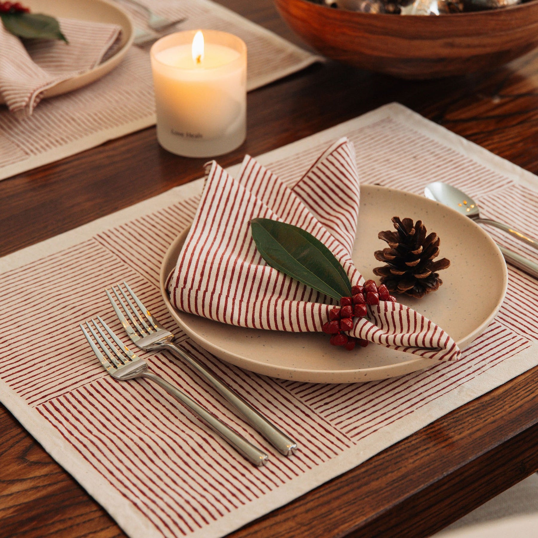 Hand Block Printed Napkin Set