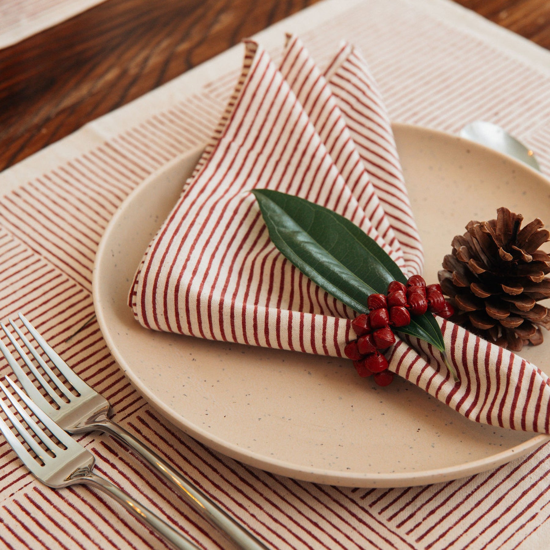 Hand Block Printed Napkin Set