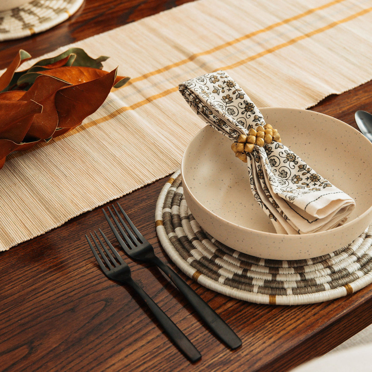 Hand Block Printed Napkin Set