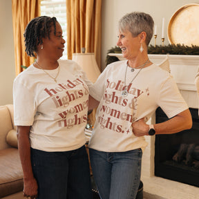 Holiday Lights & Women's Rights Tee