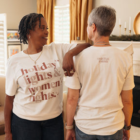 Holiday Lights & Women's Rights Tee