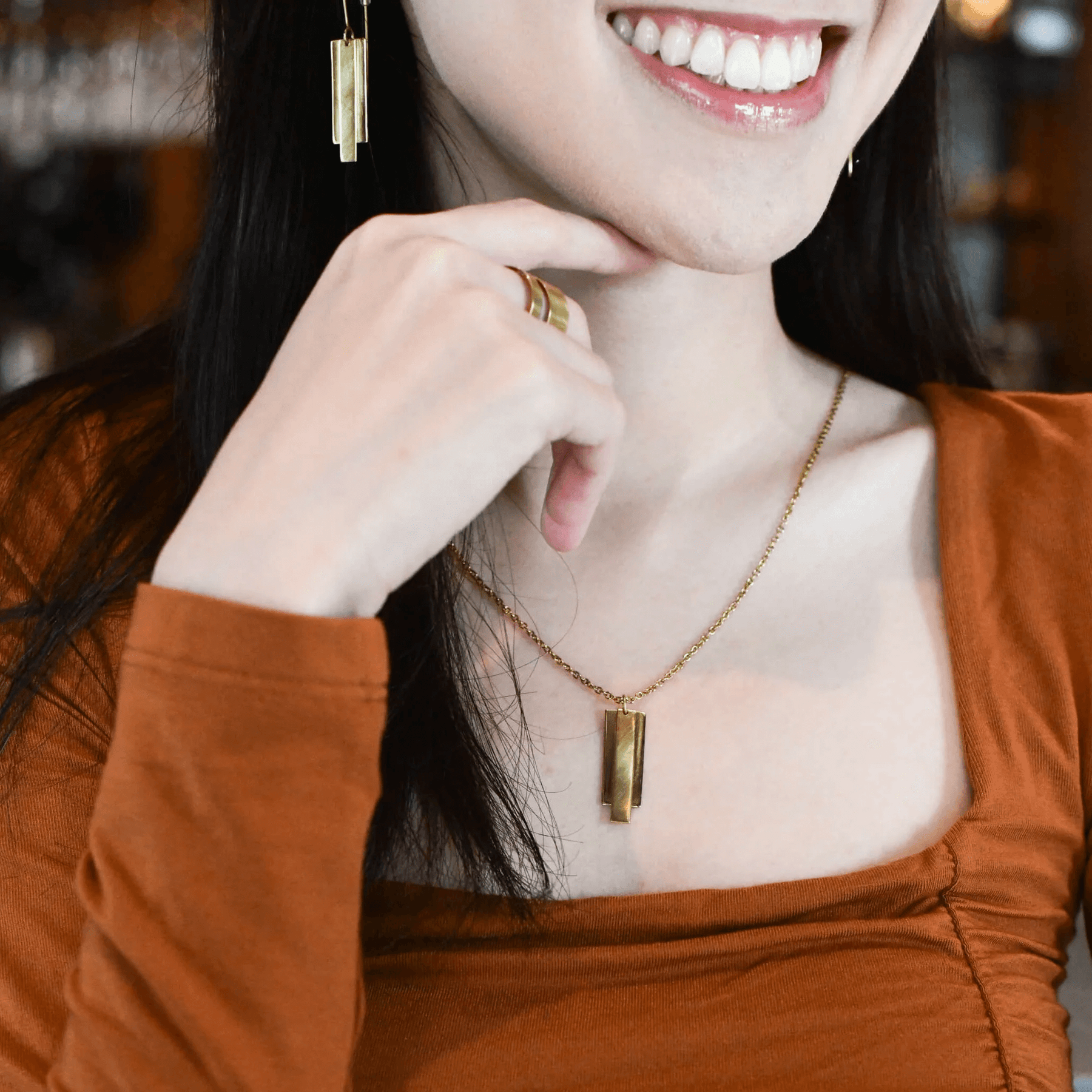 Honor Pendant Earrings