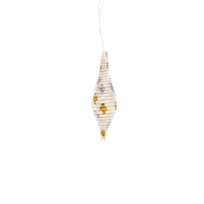 Handwoven Charming Icicle Ornament