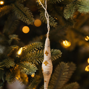 Handwoven Charming Icicle Ornament