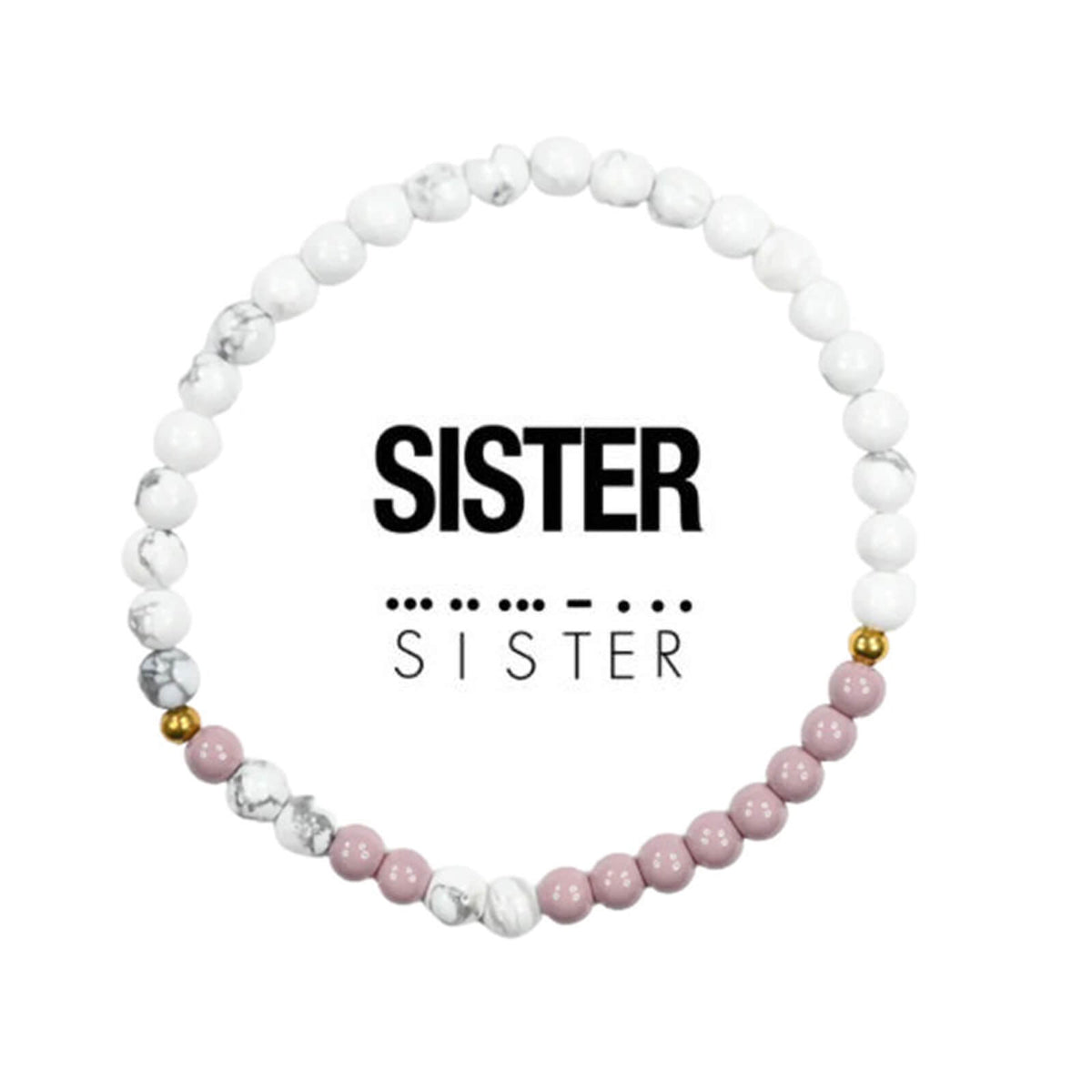 Sister Morse Code Bracelet