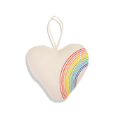 Rainbow Heart Ornament