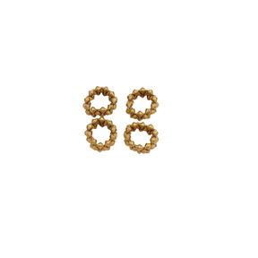Paper Bead Napkin Ring Set