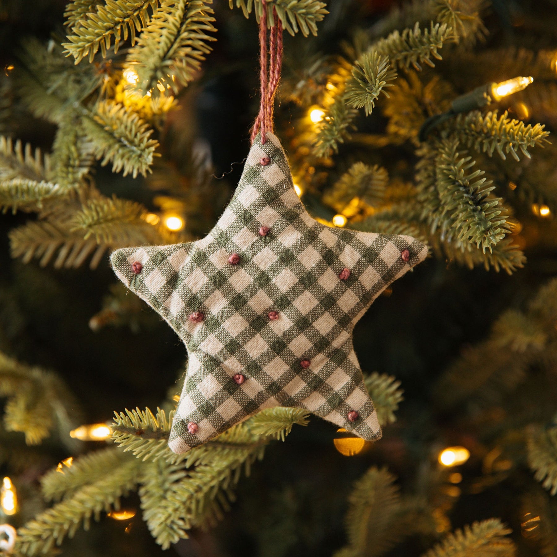 Quilted  Tree Ornament