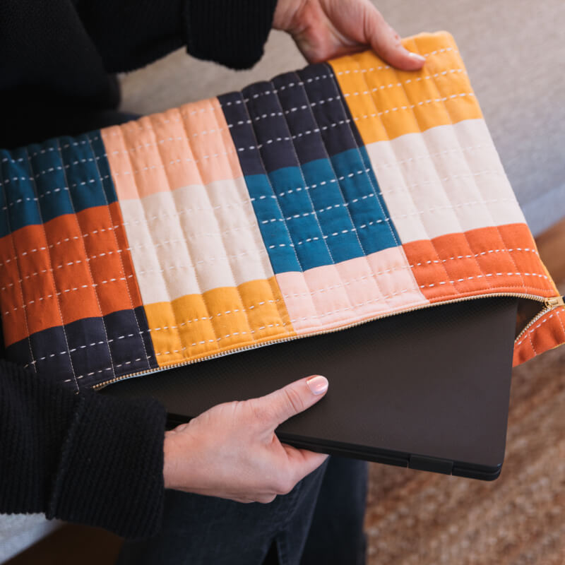 Checkered Laptop Case