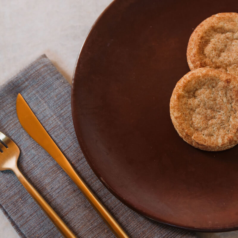 Natural Clay Plate Set