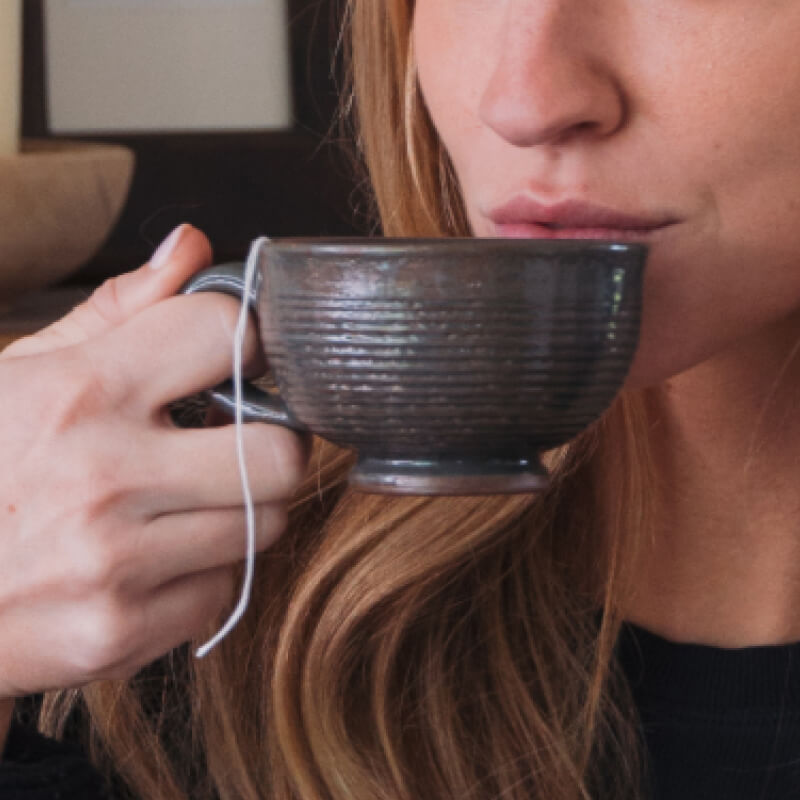 Azure Ceramic Teacup