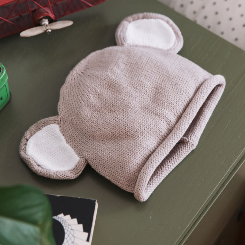 Knit Koala Baby Hat