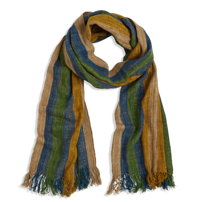 Emerald Sea Silk Scarf