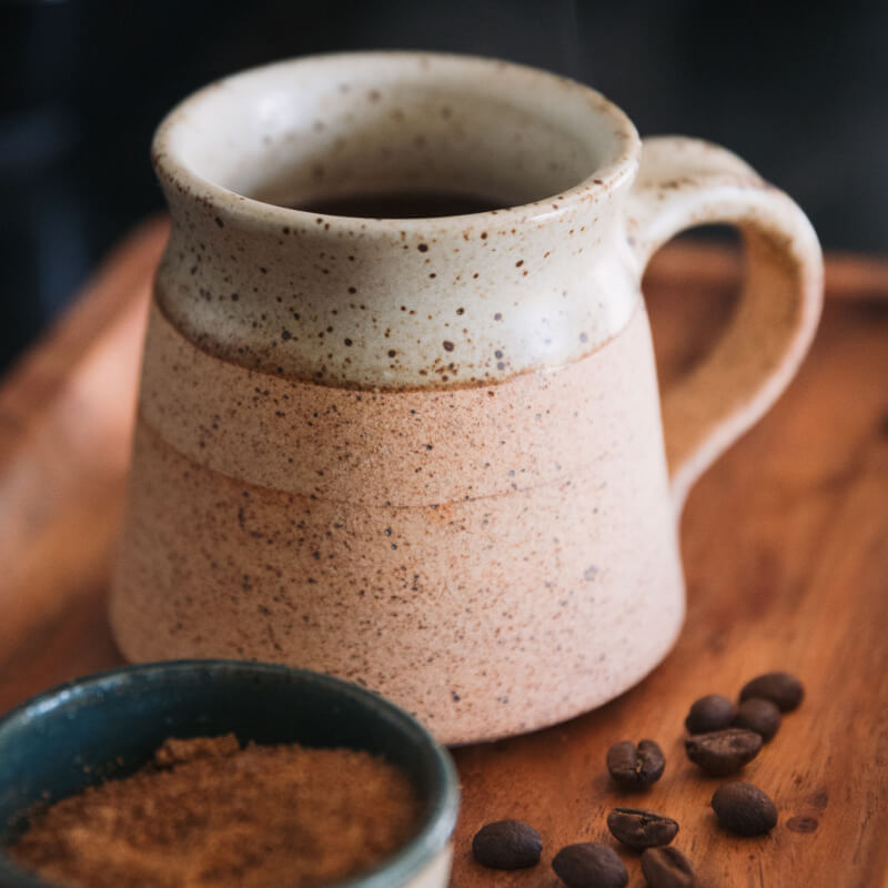 Rustic White Mug