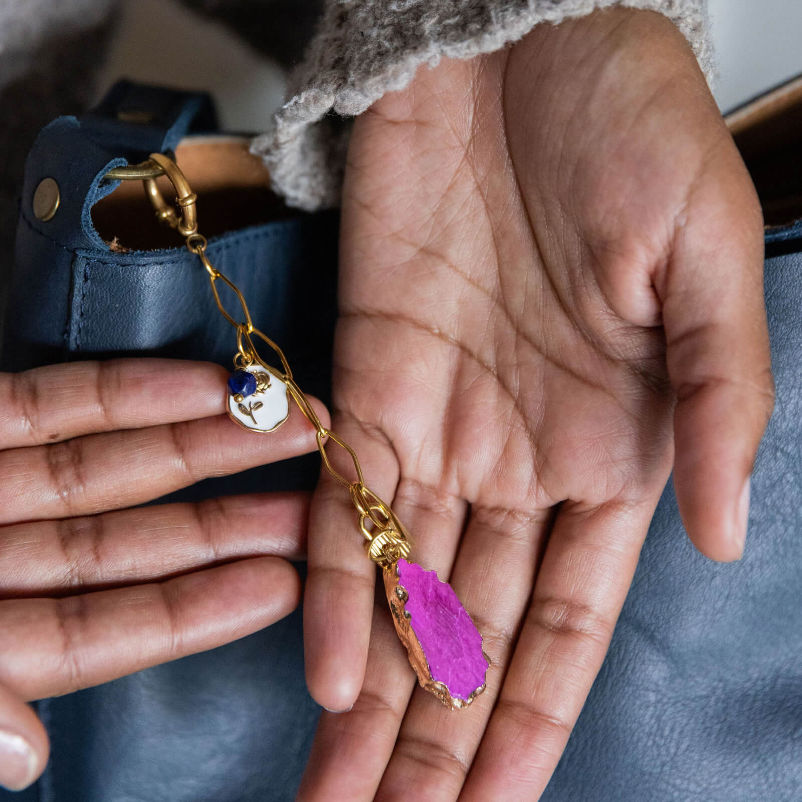 Handbag Charm Keyring