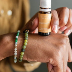 Moss Agate Essential Oil Bracelet