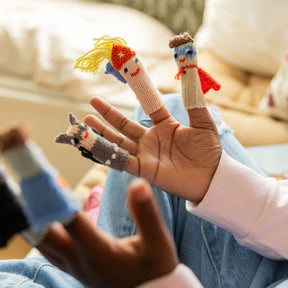 Super Hero Finger Puppets Set