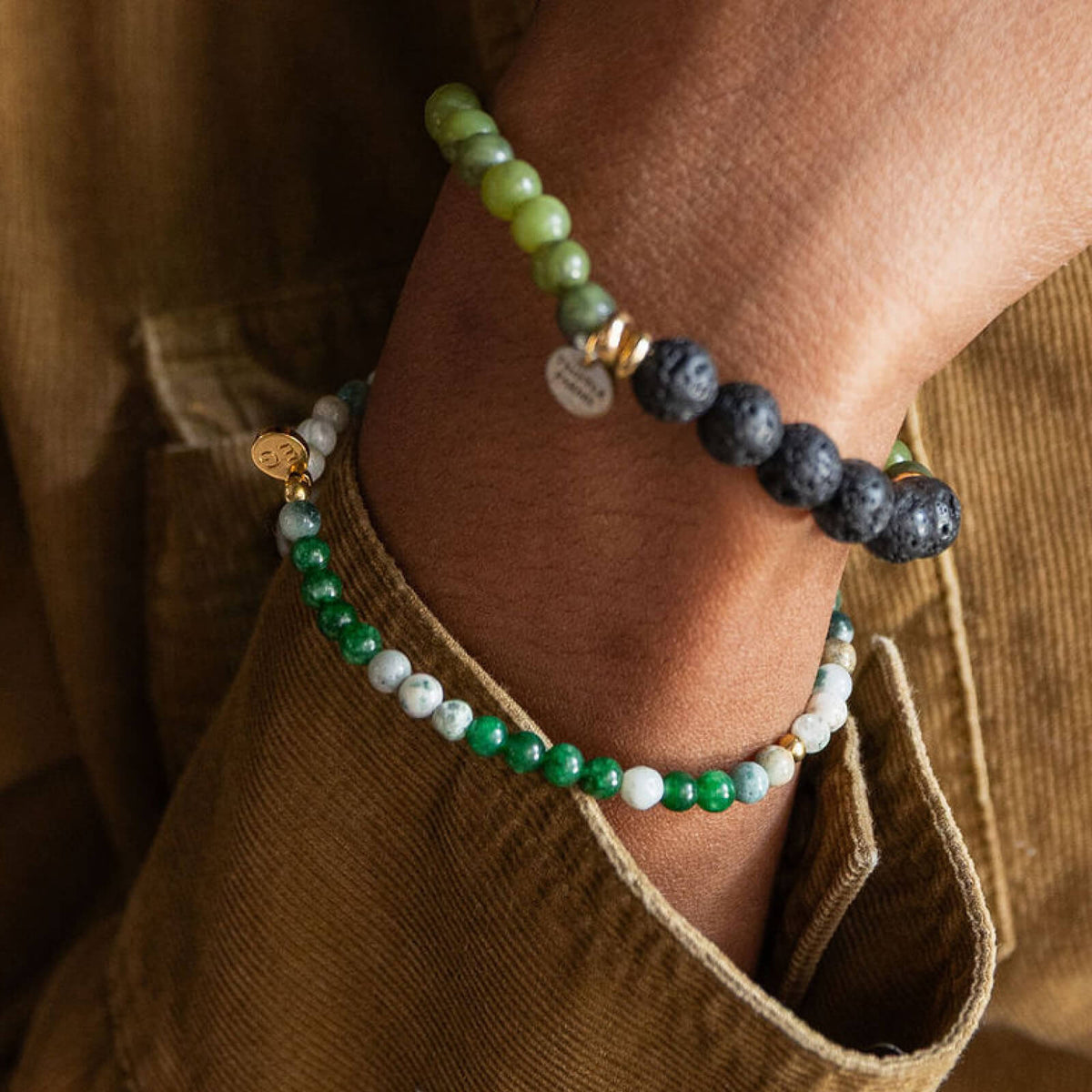 Peace Morse Code Bracelet