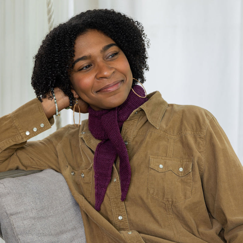Hand Knit Neck Scarf