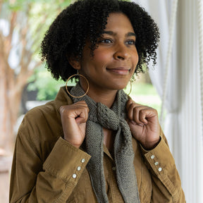 Hand Knit Neck Scarf