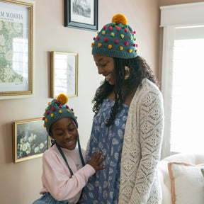 Adult Handknit Popcorn Beanie