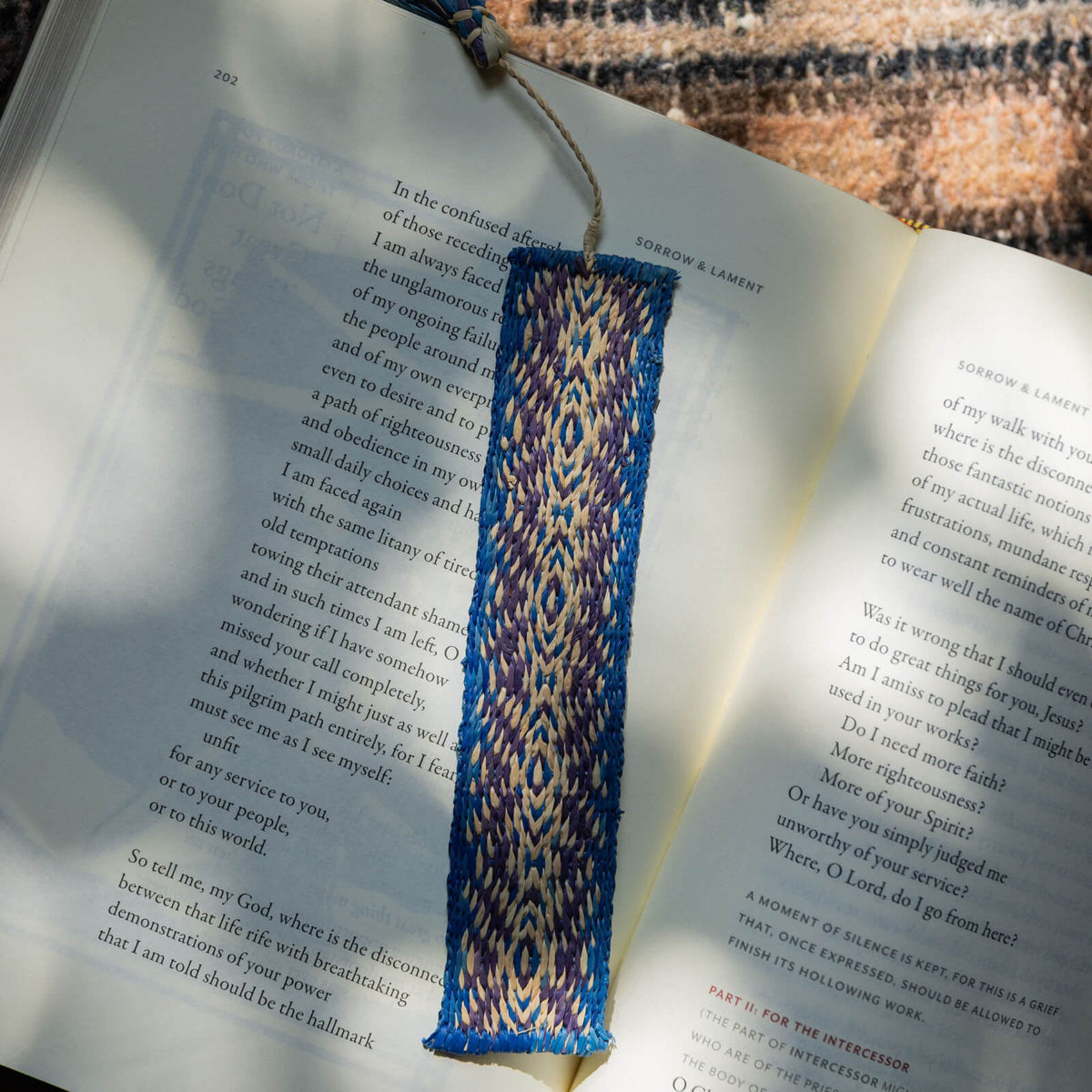Cardwoven Raffia Bookmarks