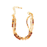Mookaite Jasper Beaded Bracelet