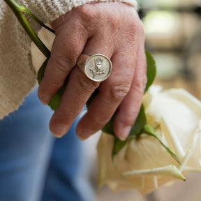 Thistle Signet Ring