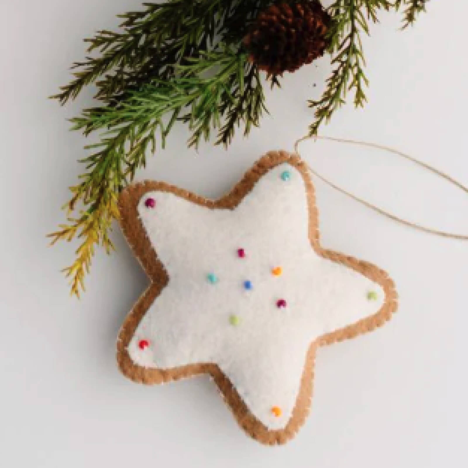 Hand Sewn Star Ornament