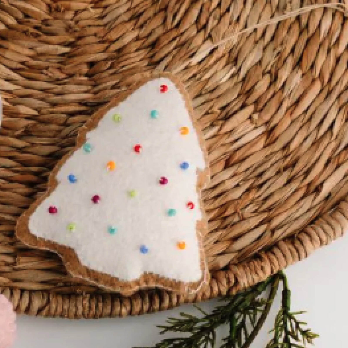 Hand Sewn Tree Ornament
