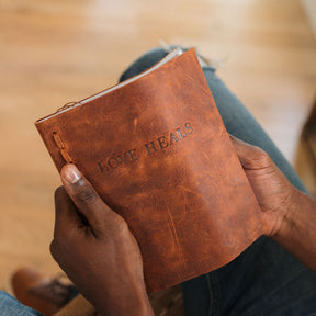 Love Heals Leather Journal