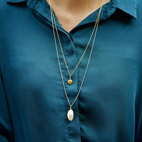 Mother of Pearl Layered Necklace