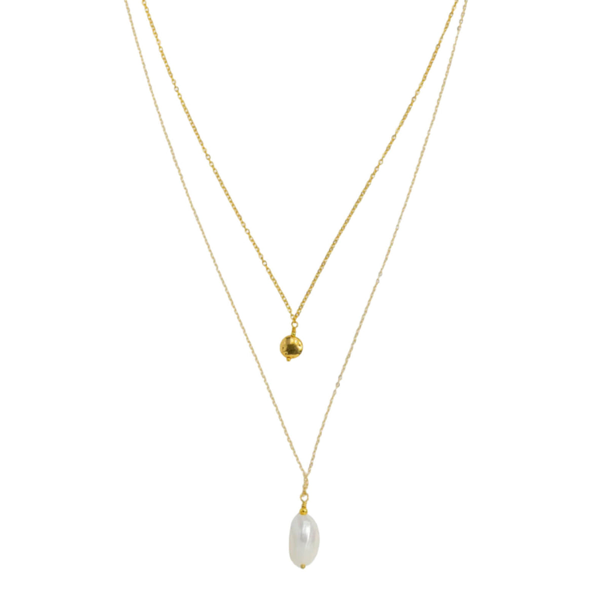 Mother of Pearl Layered Necklace