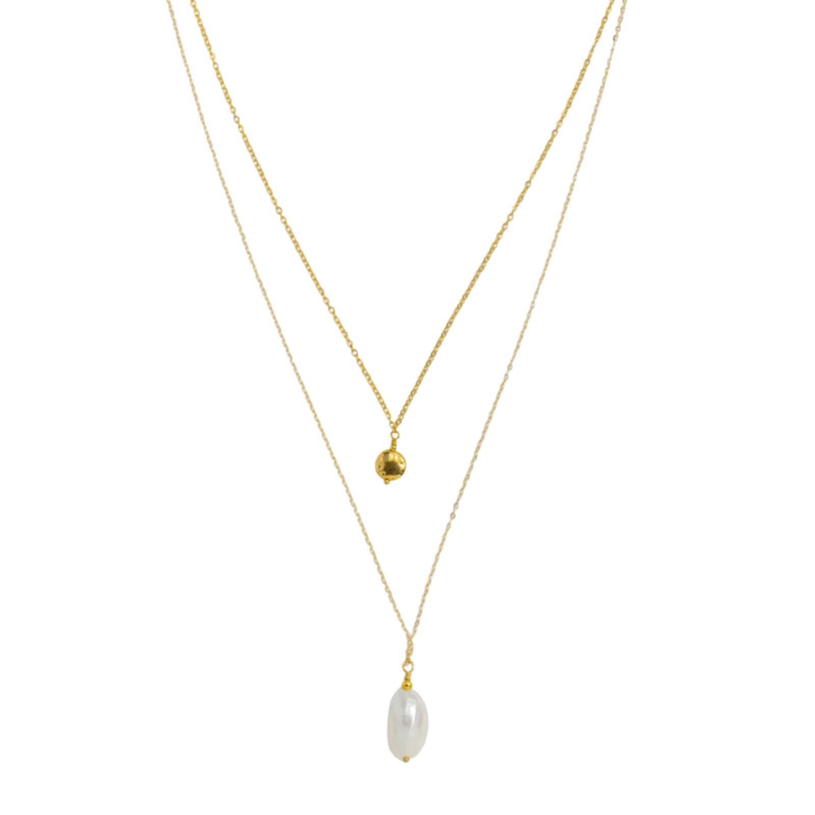 Mother of Pearl Layered Necklace