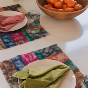 Wild Silk Patchwork Placemat Set