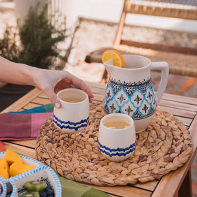 Handpainted Ceramic Pitcher