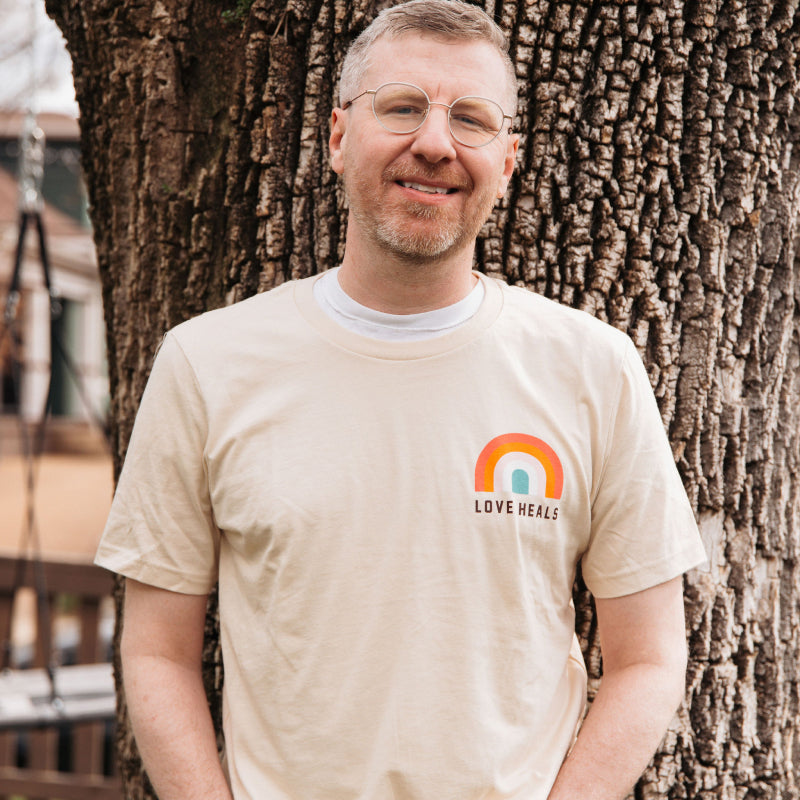 Love Heals Rainbow Tee