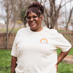 Love Heals Rainbow Tee