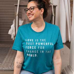 Teal Love is Powerful Tee