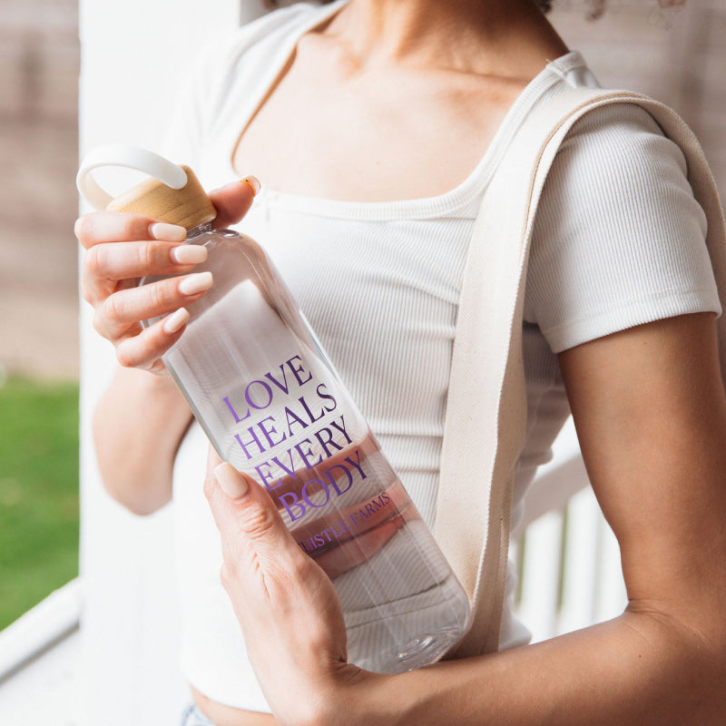 Love Heals 34oz Water Bottle