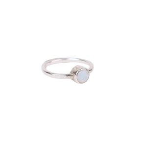 Sterling Silver and Opal Ring