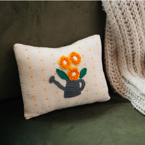 Handmade Daffodil Mini Pillow