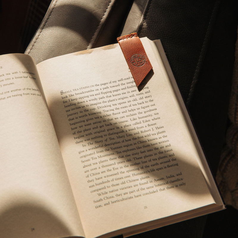 Embossed Leather Bookmark