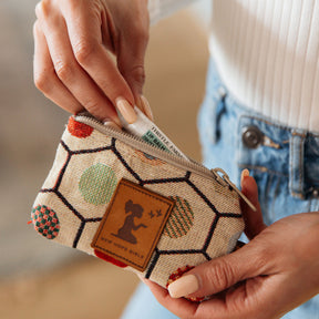 Upcycled Zip Card Pouch