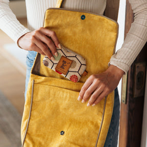 Upcycled Zip Card Pouch